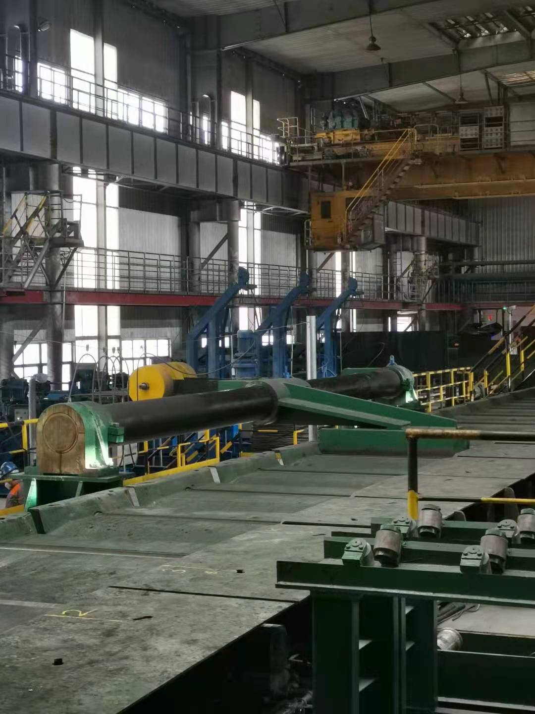 酒泉鋼鐵榆中公司絲桿式定尺機(jī)